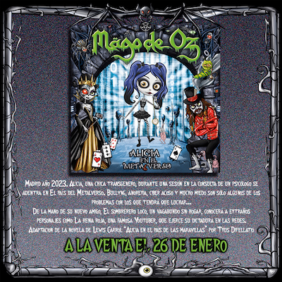 El Sombrerero Loco primer single del nuevo disco de Mägo de Oz